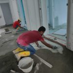 Cement screed Image